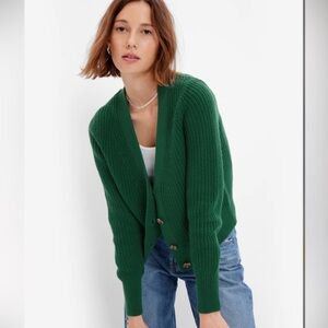 Gap Classic Cotton Rib Cardigan
